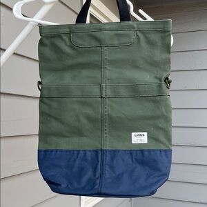 Olive and Navy bag preloved